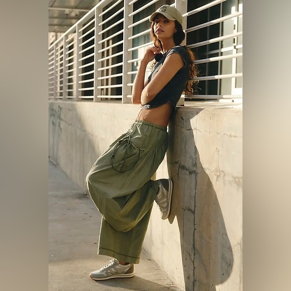 NWT Free People Step By Step Pants ~Sage Stone~ - Picture 4 of 4